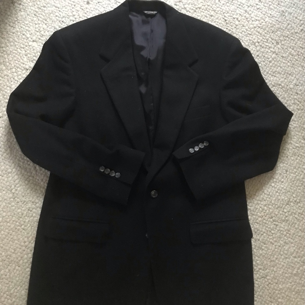 Bill Blass Men’s cashmere pea coat jacket size 42 regular